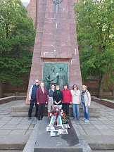 "Субботник Памяти" на советском воинском кладбище в г. Штральзунд 7 мая 2024 г. 