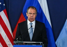 Rede und Antworten des Außenministers Russlands, Sergej Lawrow, bei der gemeinsamen Pressekonferenz mit dem Außenminister der USA, John Kerry, und dem Sondergesandten des UN-Generalsekretärs für Syrien, Staffan de Mistura, nach der Sitzung der Internation Rede und Antworten des Außenministers Russlands, Sergej Lawrow, bei der gemeinsamen Pressekonferenz mit dem Außenminister der USA, John Kerry, und dem Sondergesandten des UN-Generalsekretärs für Syrien, Staffan de Mistura, nach der Sitzung der Internation
