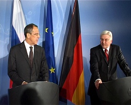 Über das Treffen von Russlands Außenminister S.V. Lawrow mit dem Vizekanzler und Außenminister der Bundesrepublik Deutschland F.-W. Steinmeier Über das Treffen von Russlands Außenminister S.V. Lawrow mit dem Vizekanzler und Außenminister der Bundesrepublik Deutschland F.-W. Steinmeier