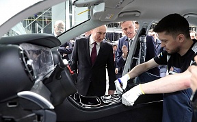 Об участии Президента России В.В.Путина в открытии завода «Мерседес-Бенц» в Подмосковье
