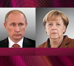 Telefongespräch zwischen Wladimir Putin und Angela Merkel Telefongespräch zwischen Wladimir Putin und Angela Merkel