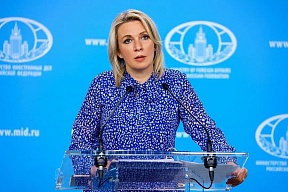 Die Sprecherin des russischen Außenministeriums Maria Sacharowa äußert sich zum Anschlag auf die Ammoniakleitung «Togliatti-Odessa»: 