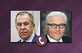 Zum Telefongespräch des Außenministers Russlands, Sergej Lawrow, mit dem Amtierenden OSZE-Vorsitzenden, Außenminister Deutschlands, Frank-Walter Steinmeier Zum Telefongespräch des Außenministers Russlands, Sergej Lawrow, mit dem Amtierenden OSZE-Vorsitzenden, Außenminister Deutschlands, Frank-Walter Steinmeier