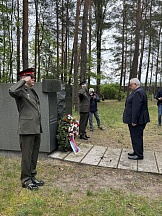 Памятная церемония возложения венков  на территории мемориального комплекса в бывшем нацистском концентрационном лагере «Заксенхаузен»  29 апреля 2024 г.